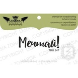 Акриловый штамп Lesia Zgharda TRU247 Мечтай!, 4,3*1,3 см.