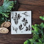 Чипборд набір підсніжники від WOODchic, розмір від 6 до 8cм