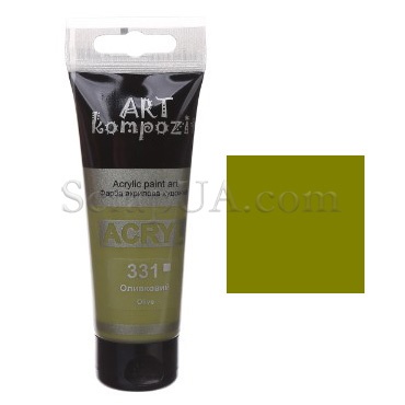 Краска акриловая ART Kompozit 331оливковый, 75 мл