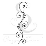 Штамп від ПСК - Завиток 3, 7x2см