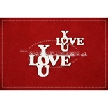 Чипборд Scrapiniec - LOVE You кросворд, 9 штук