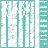Набір папок для тиснення від Provo Craft - Cuttlebug - BIRCH TREE-CUTTLEBUG 5X7 SET