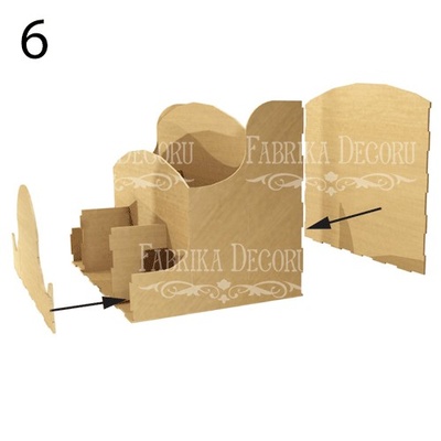 Настільний органайзер (конструктор) для паперу і письмового приладдя, ТМ Фабрика Декору