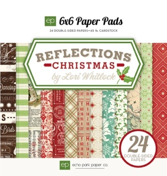 Набор бумаги от Echo Park - Reflections Christmas Paper pad