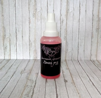 Кракелюрный лак-акцент от ScrapEgo - Дикая роза, цвет красный