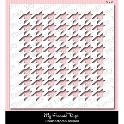 Маска My Favorite Things - Stencil MPD Houndstooth, 15х15 см