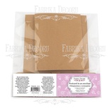 Листівка в обʼємному конверті, колір крафт, ТМ Фабрика Декору