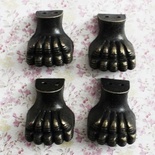 Ніжки для шкатулок металеві, 4 деталі