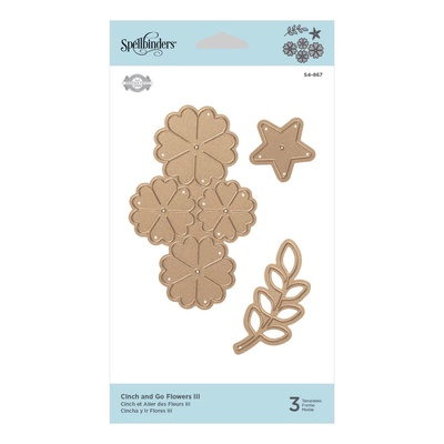 Нож для вырубки от Spellbinders - Cinch and Go Flowers III
