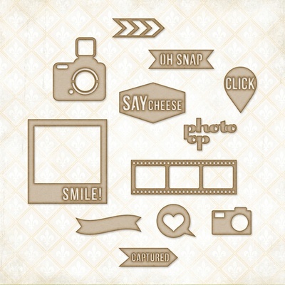 Чипборд Blue Fern StudiOs-Picture Perfect