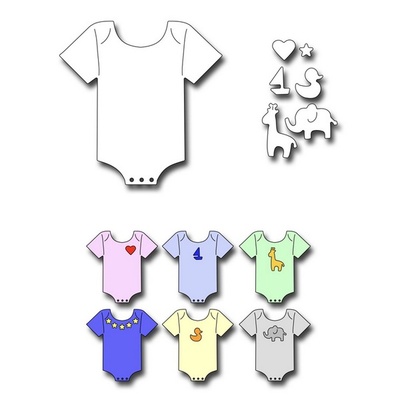 Лезвие Frantic Stamper Precision Die - Onesie 