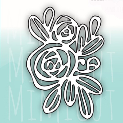 Нож для вырубки от MiMiCut - Розочки фореве, 52х75мм, MMC-М0001 