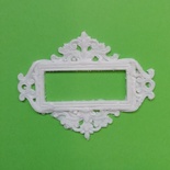 Гнучкі пластикові фігурки - Рамочка прямокутна, 5.2x4 см