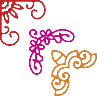 Ніж для вирубки від Cheery Lynn Designs - Lace Corner Deco A