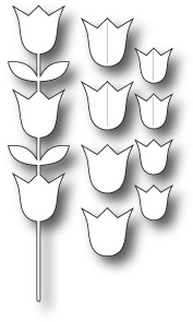 Ніж для вирубки від Memory Box - Dies - Aubrey Bloom Set