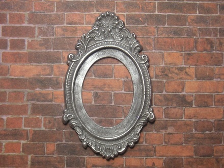 Гіпсова рамка під срібло, від E.В.А. 6,5x4 см