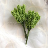 Веточки декоративные, цвет зеленый, 1 пучок из 10 штук