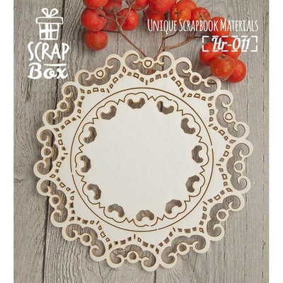 Чипборд ScrapBox - Рамка мереживна №2