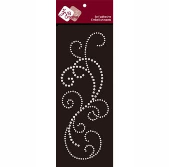 Прикраса з перлинок від Zva Creative - Flourish - White pearl, білий колір