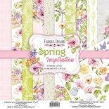 Набір скрап-паперу Spring Inspiration 30,5x30,5см 10 аркушів, ТМ Фабрика Декору