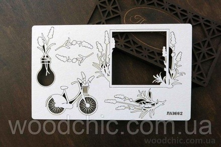Чипборд набір Лаванда 002 від WOODchic, 12х2см