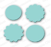Ножі від Impression Obsession - Mini Circle Tags Die Set