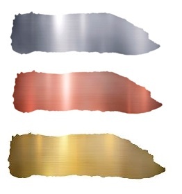 Міні-набір алкогольного чорнило від Kamenskaya Ink - Срібло/Bронза/Золото, 3x5 мл