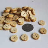 Деревʼяний ґудзик "Божа коровка", 1 шт.