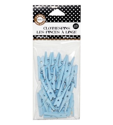 Мини-прищепка Canvas Corp - Light Blue, 1 штука, длина 2,5 см