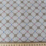 Бавовна, сірий, морська тема, 50x40см