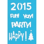 Трафарет - Фабрика Декору - Новий рік 1, 15см20см