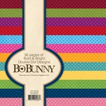 Набор бумаги BoBunny -Double Dot Bold & Bright, 15х15 см, 36 листов