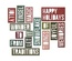 Ніж для вирубки від Sizzix - Tim Holtz - Thinlits Die Set 16PK - Words 2 - Tim0 Tim1 Tim2 Tim3, Tim4 штук