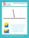 Ніж для вирубки з Lil'Inker Designs - Color Blocking Die