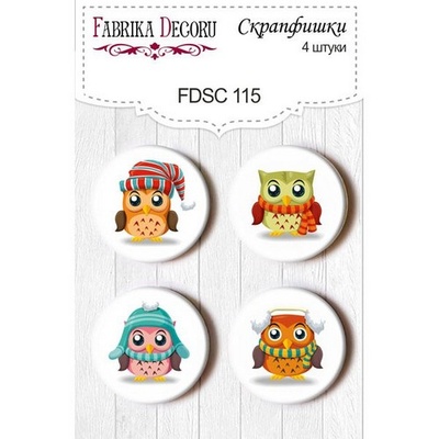 Набор скрапфишек Фабрика Декору из 4 шт FDSC 115