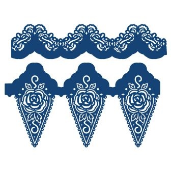 Нож для вырубки от Tattered Lace - Chantilly Rose 1 - Роза