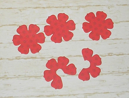 Высечки от Gallery Tools - Лепестки для маленькой гардении, 5 деталей