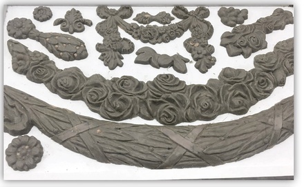 Молді від IOD - Swags 6x10 Decor Moulds, 15x26 см