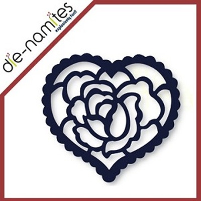 Ніж для вирубки Die-Namites - Rose Heart