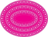 Ніж для вирубки Oval Doily Stacker One від Cheery Lynn Designs