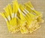 Тайские тычинки для гибискуса, мелкие светло-желтые, светло - желтые, в пучке 46-52 шт.
