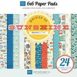Набір паперу Echo Park - Walking On Sunshine, 24 аркуші, 15х15см,