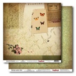 Лист бумаги для скрапбукинга  от ScrapBerry's - Внутри моего лета - Ботаника