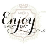 Акриловый штамп Lesia Zgharda TA030 ENJOY EVERY DAY, 6.9х3.8 см.