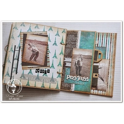 Набір двостороннього скрап-паперу UHK Gallery - Paris Paris, 30,5x30,5см