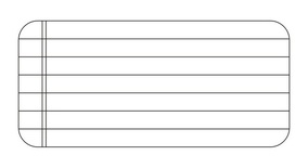 Акриловый штам  J002 Журналинг, размер 8,1х3,8 см