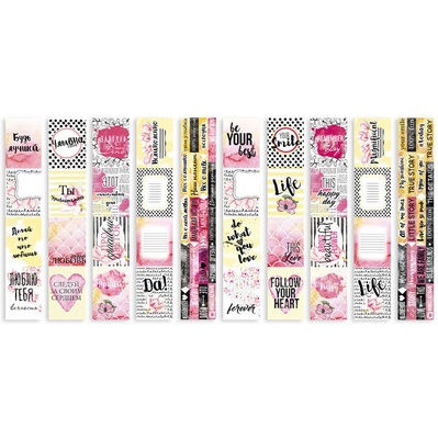 Набор полос с картинками для декорирования Magnolia Sky, ТМ Фабрика Декора