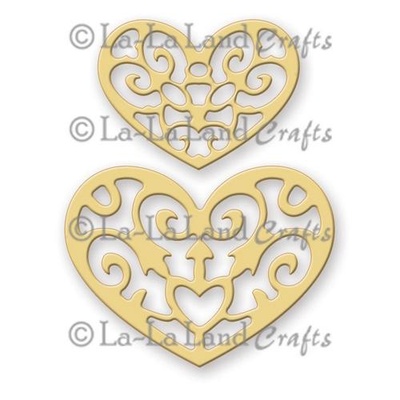 Ніж для вирубки La-La Land Crafts - Filigree Hearts