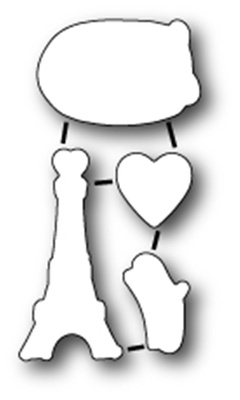 Ножі від Poppystamps - Ooh La La die set