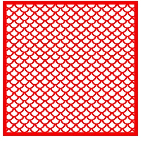 Трафарет - Фон2, 18*18см